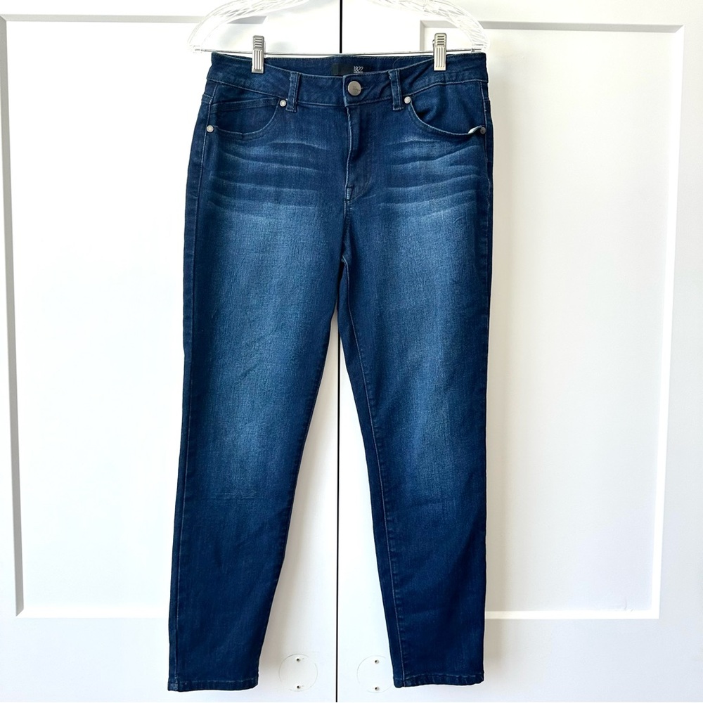 1822 ankle skinny jeans dark wash size 12